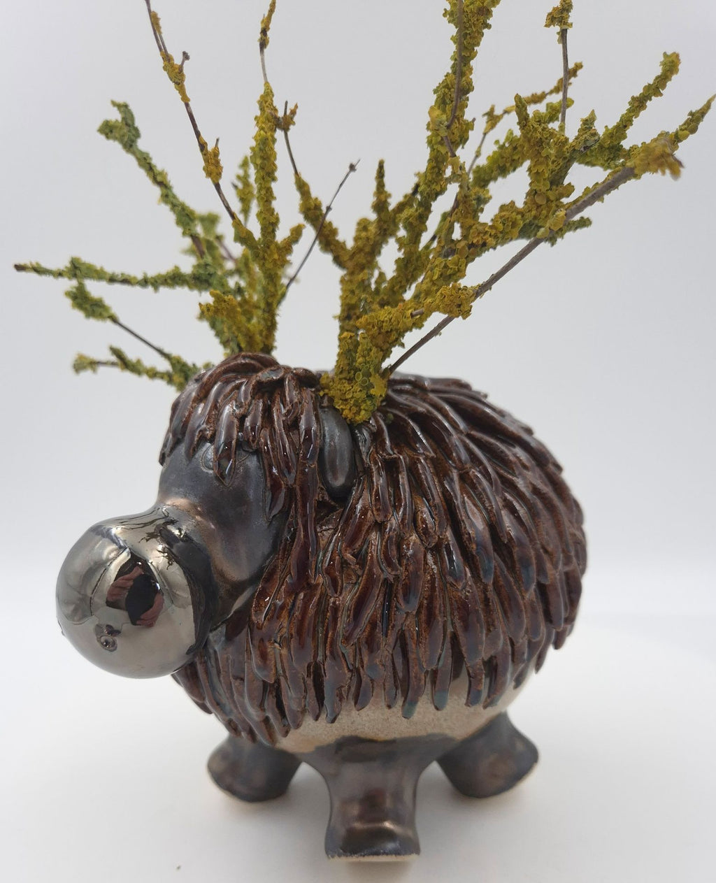 Rensdyr brunt - 14 cm