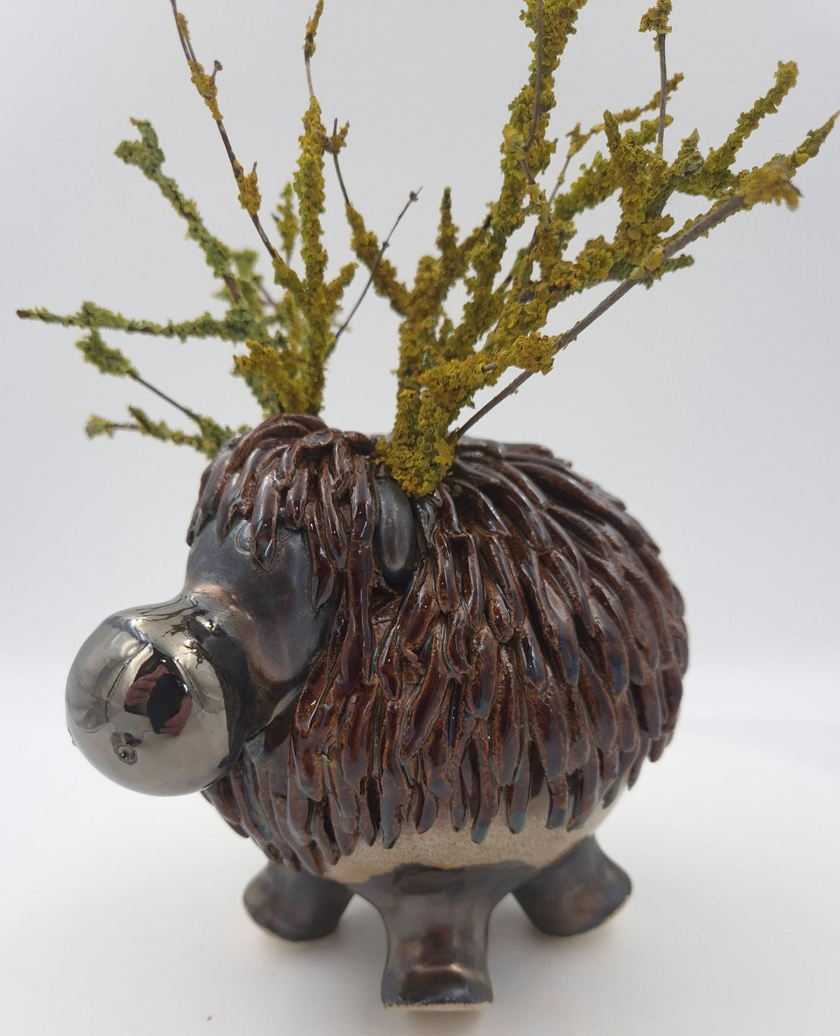 Rensdyr brunt - 14 cm