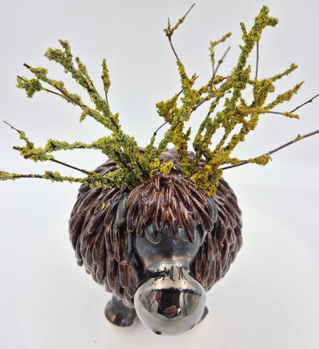 Rensdyr brunt - 14 cm