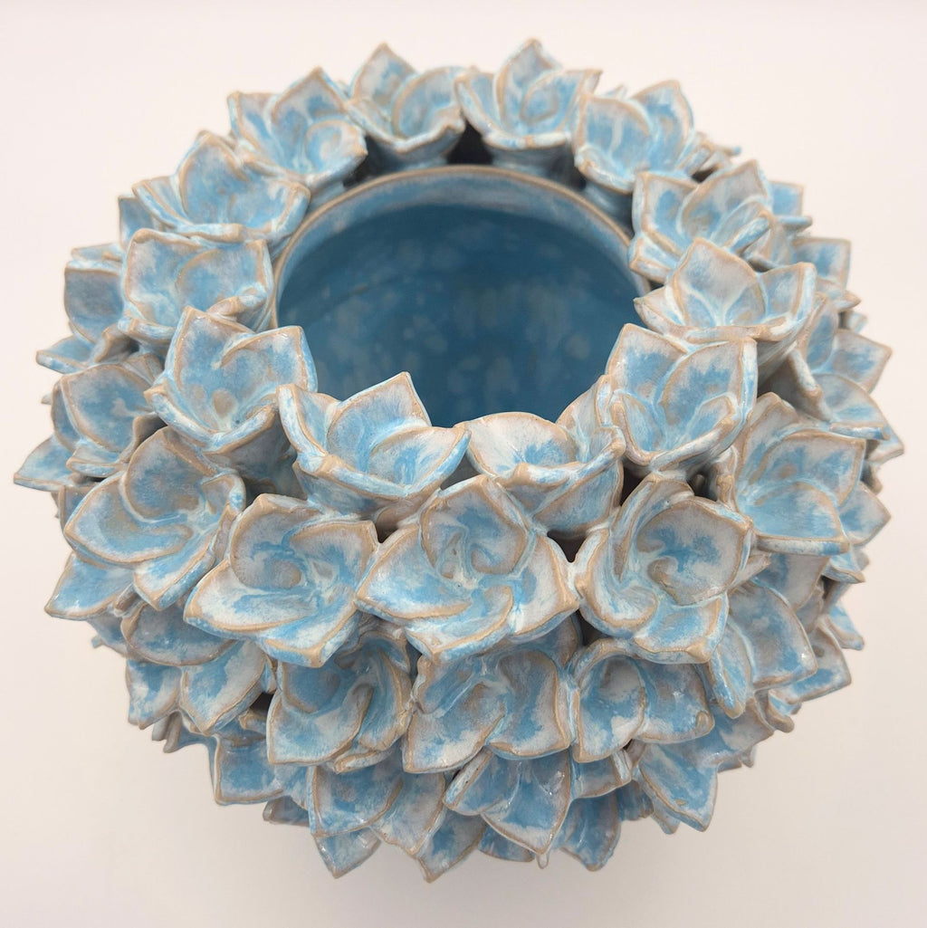 Blå Allium vase